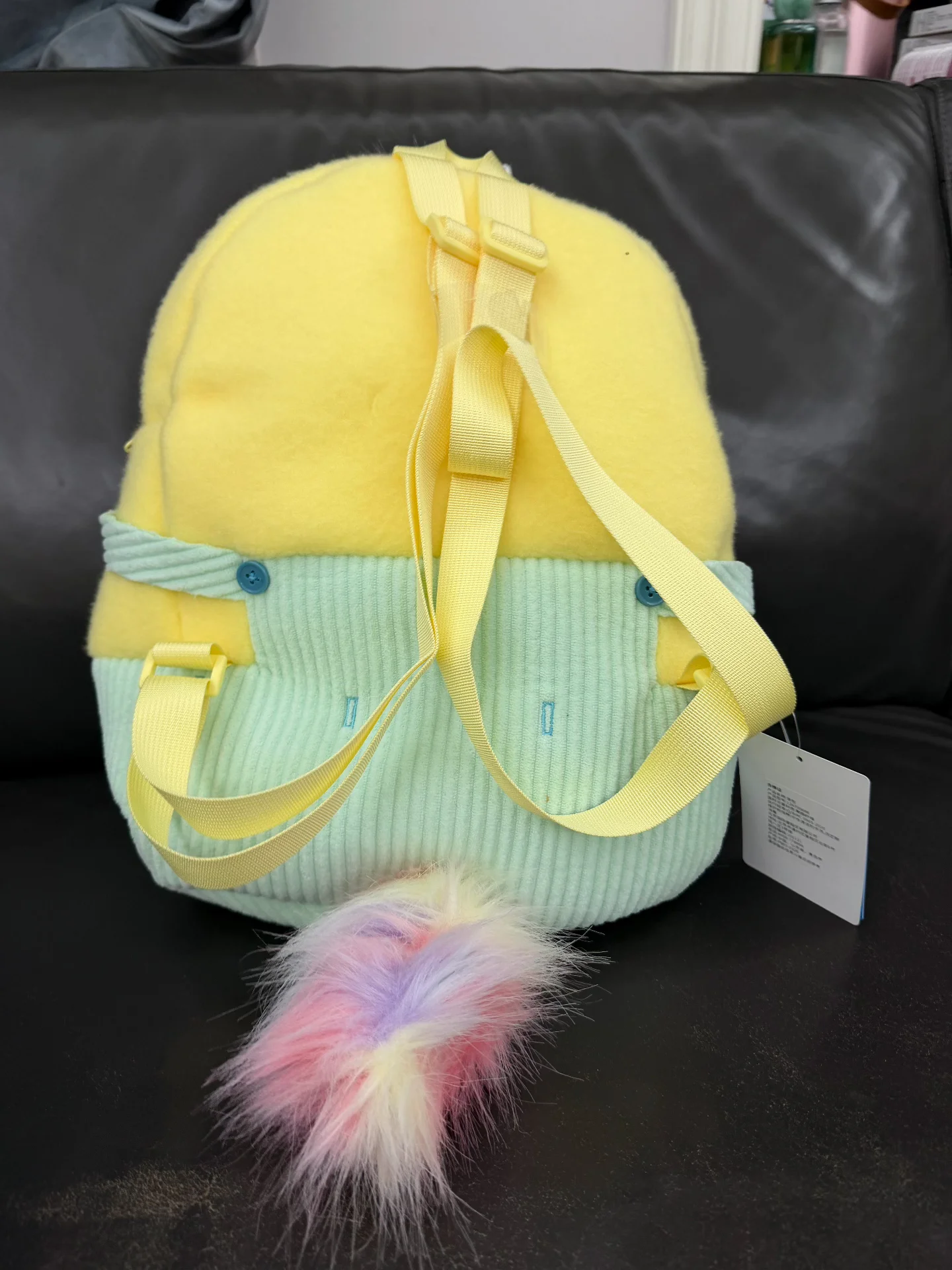 Universal Studios Minion Bob Plush Backpack (Unicorn Spring Edition) - Girls' Birthday Souvenir