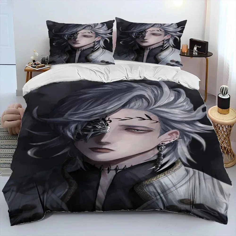 

3D Anime,Record of Ragnarok,Cartoon Comforter Bedding Set,Duvet Cover Bed Set Quilt Cover Pillowcase,king Queen Size Bedding Set