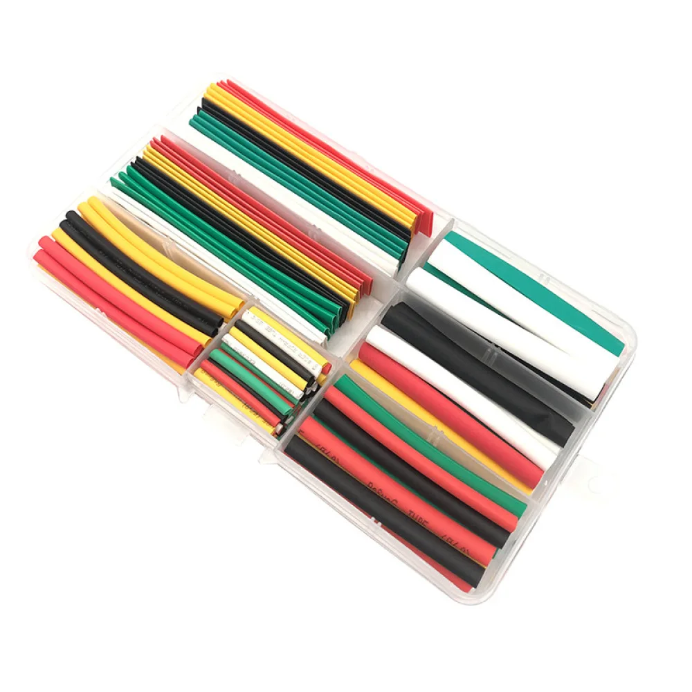 Electrical Insulation Heat Shrink Tubing Cable Sleeve Protector Connector Wrap For Home Wire Repairing Setup