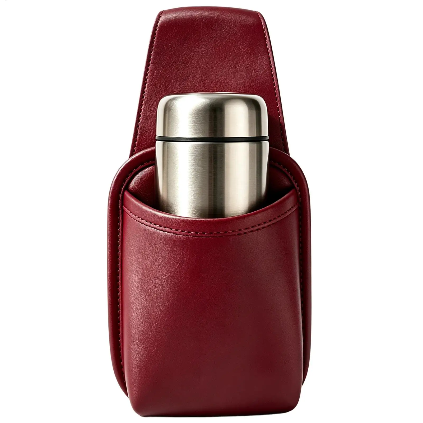 PU Car Door Cup Holder Multifunctional Adhesive Storage Pocket Auto Door Mount Drink Bottle Holder Phone Sundries Storage Bag