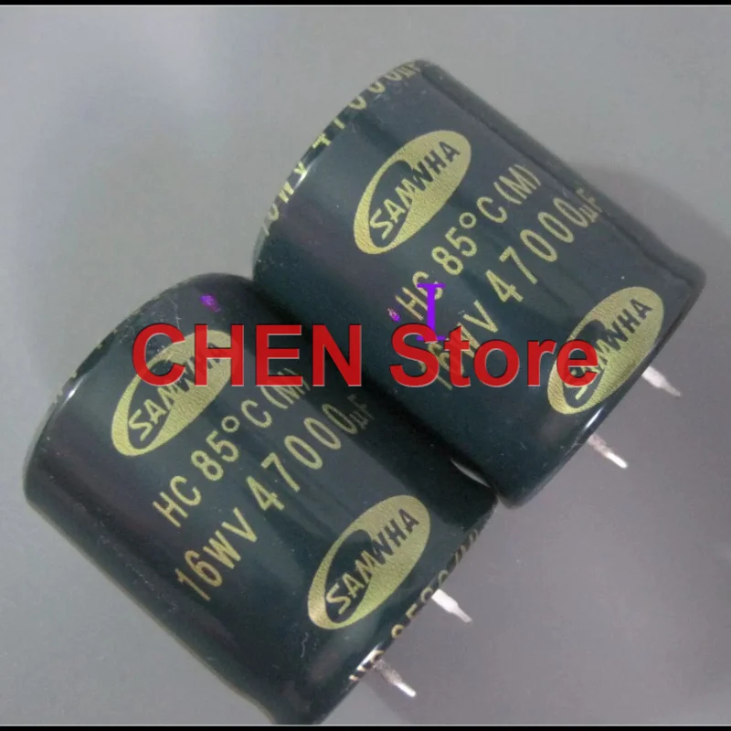 

4PCS/lot original SAMWHA HC 16V47000UF 35X40MM 105C 47000UF 16V electrolytic capacitor free shipping