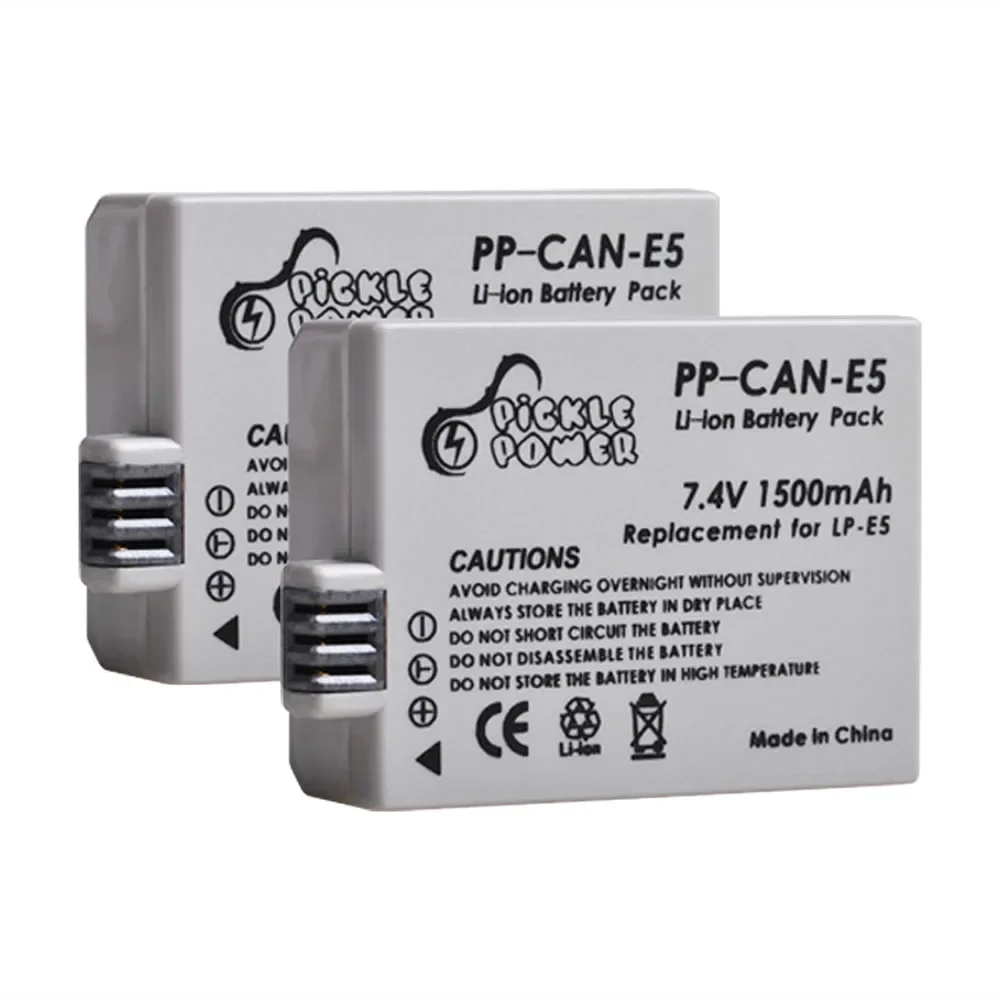 

1500 mAh LP-E5 LPE5 LP E5 Battery and LED Dual Charger for Canon EOS 1000D 500D 450D Kiss X3 X2 F EOS Rebel XS XSi Rebel T1i