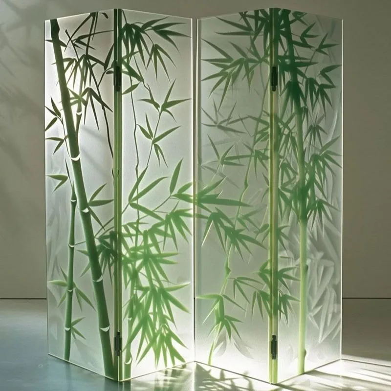 Office acrylic partition screen, modern simple light luxury high-end living room entrance door decorative painting