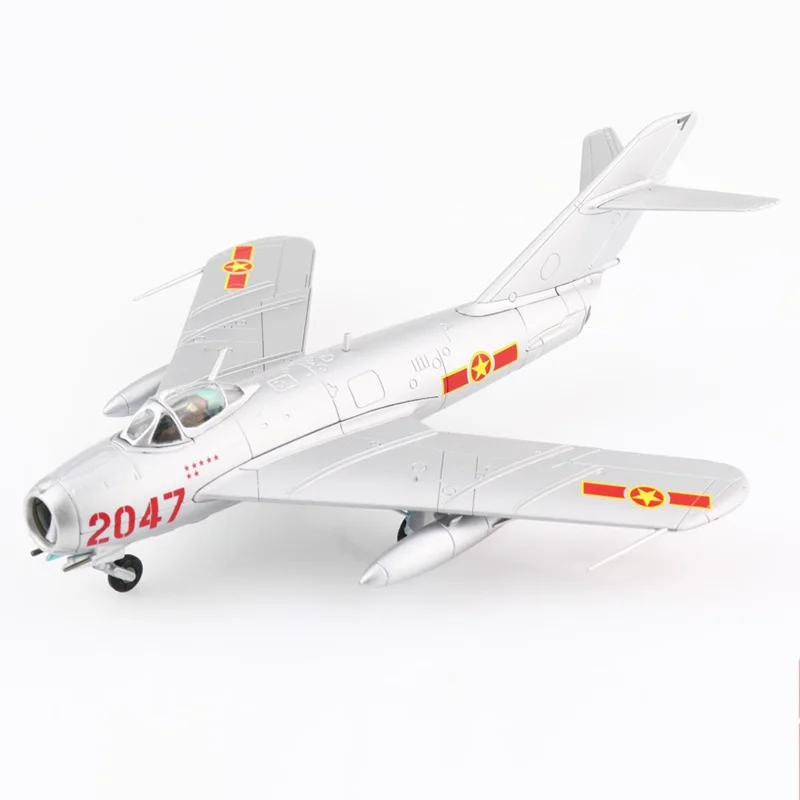 

1:72 Scale Air Force MIG-17 Warplane Alloy & Plastic Simulation Model Gift Collection Decorative Toy Diecast Display