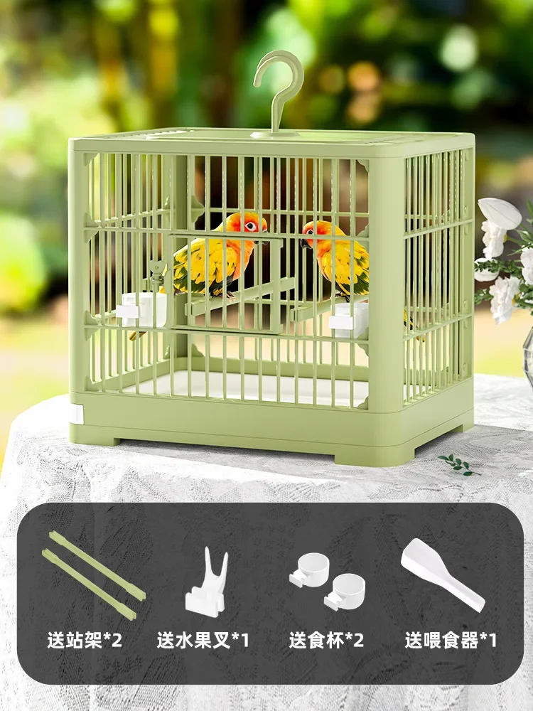 Parrot พื้นที่ขนาดใหญ่ Breathable Villa BIRD Walking Artifact กลางแจ้งแบบพกพามุมมอง BIRD CAGE