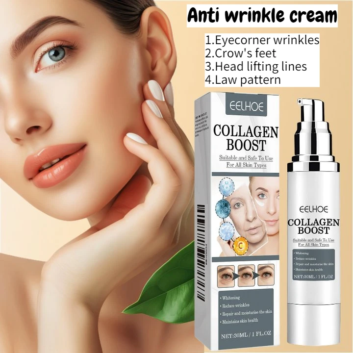 

Hyaluronic Acid Anti-Aging Serum for Women Whitening Anti-wrinkle Cream Unisex Facial Collagen Boost Cream Firming Face Care