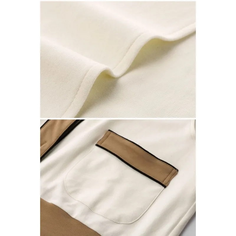 2023 Autumn New Long Sleeved Pajamas Women's V-neck Homewear Simple Loose Sleepwear Spring Autumn Loungewear Two Piece Set