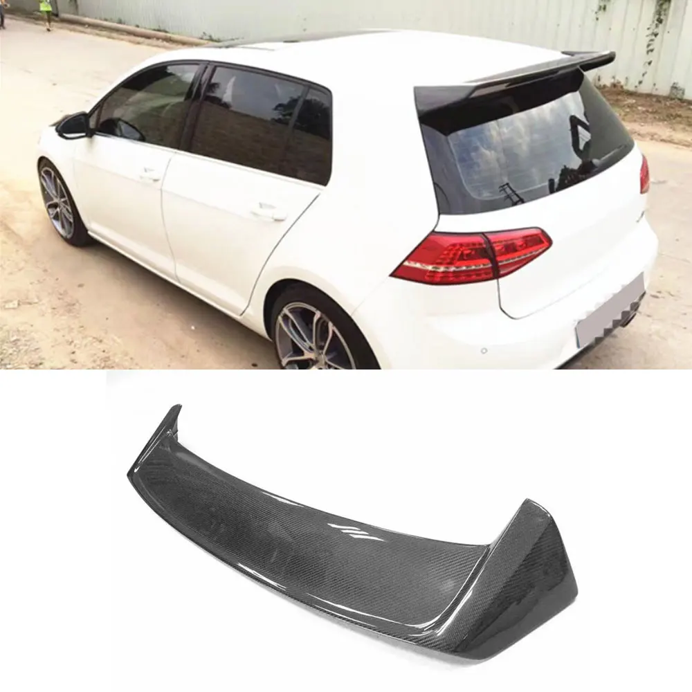 For Golf MK7 7.5 Carbon Fiber Rear Roof Spoiler Trunk Wing for Volkswagen Golf 7 7.5 VII MK 7 Standard Rline GTI R 2014-2017