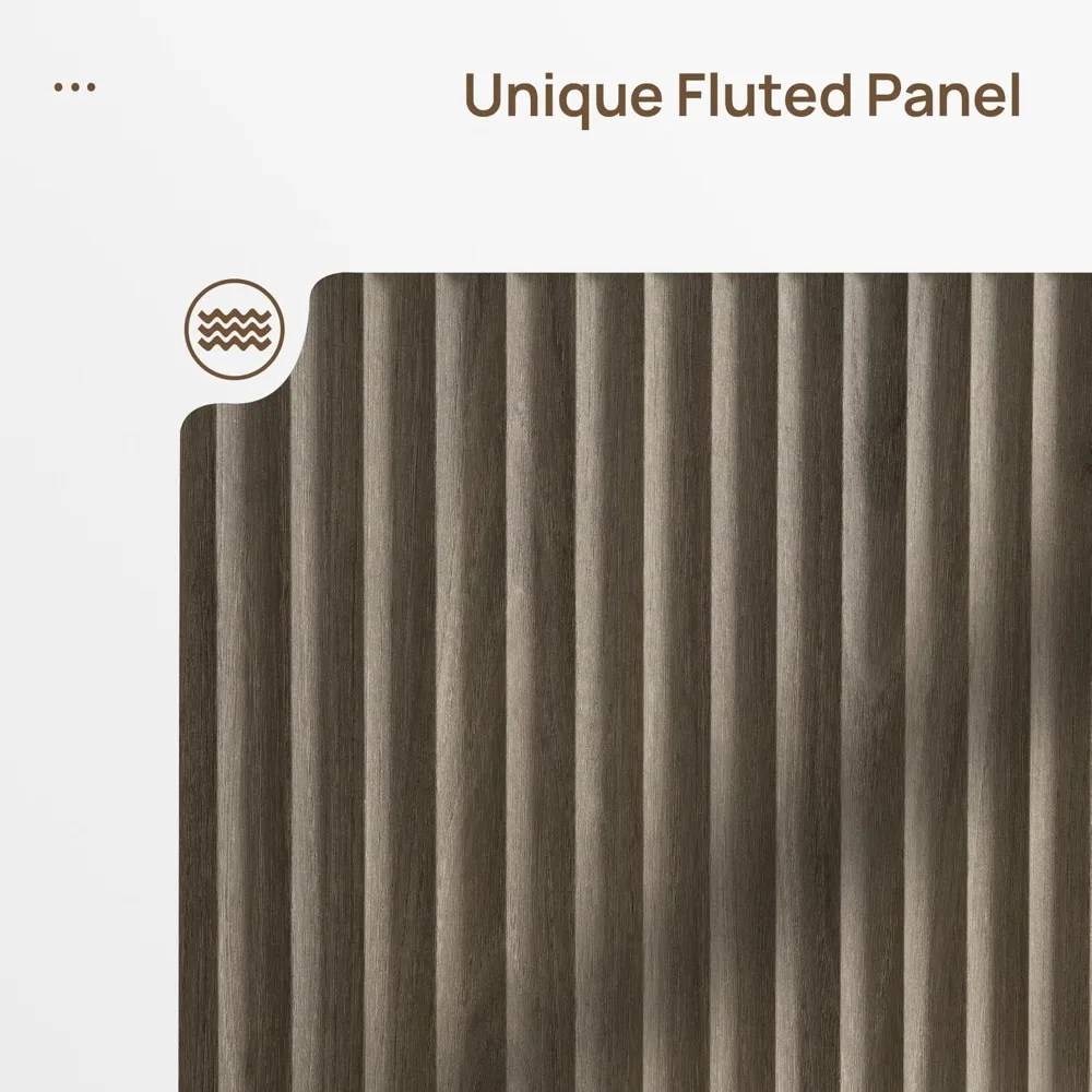 حامل تلفزيون لغرفة المعيشة - مركز ترفيه مع مساحة تخزين للتلفزيون مقاس 65 بوصة، حامل تلفزيون حديث، خزانة وحدة تحكم طويلة مخدد #3