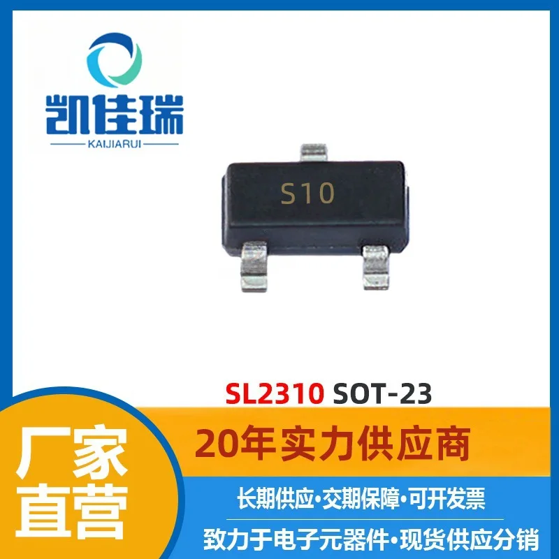 Encapsulamento NChannel MOSFET, SL2310, 60V, 3A, SOT-2310