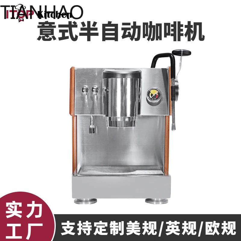 Zantuo Semi Automatic Commercial Espresso Machine with E61 Group Head Extraction Display Aurora X20 Food Grade