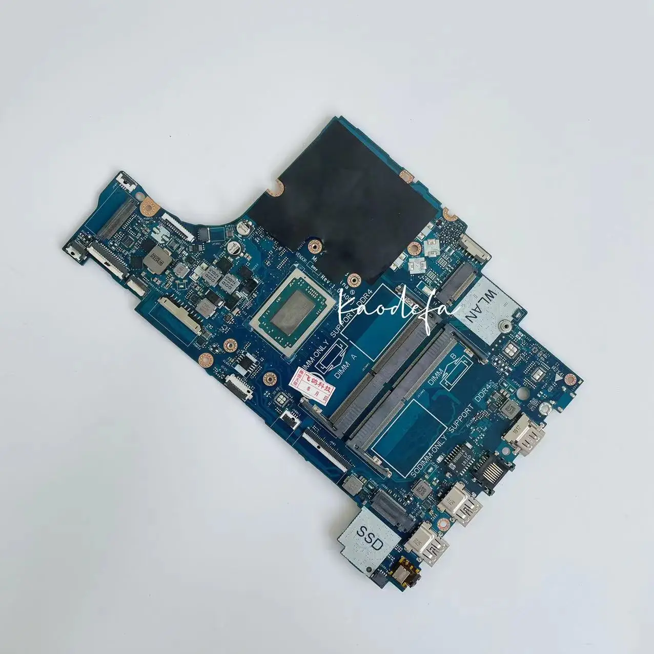 Imagem -04 - para Dell Inspiron 15 5575 5775 Computador Portátil Placa-mãe Cpu: R52500u Amd Cn09xh0n 9xh0n Mainboard Ddr4 100 Testado ok Cal51 La-f121p