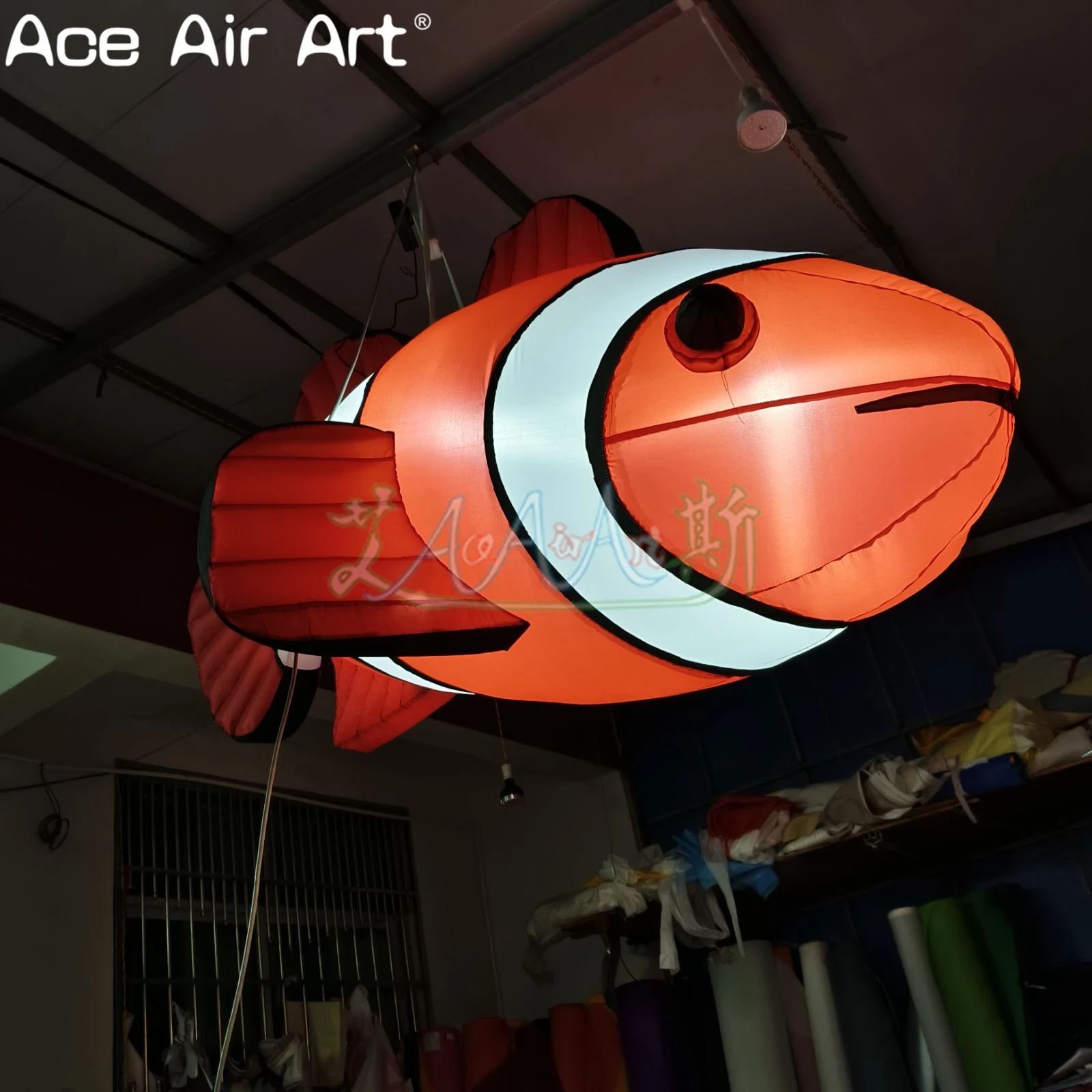 Inflatable Giant Clownfish Toy - огляд і ціна Aquarium Fish In Nemo
