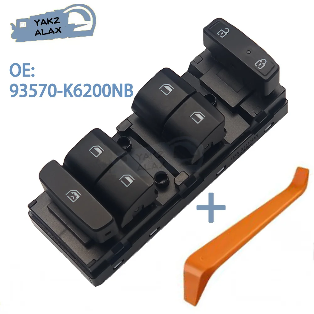 

93570-K6200NB Front Driver Side Electric Master Power Window Control Switch Glass Lifter Button for Hyundai I10 Auto Parts