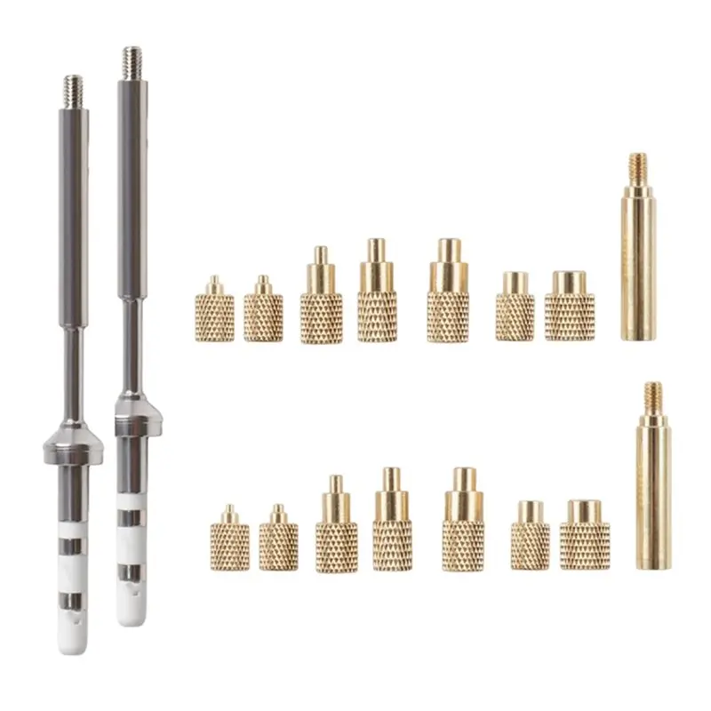 

AB34-Heat-Set Insert Tips For TS100/101 Soldering Irons M2, M2.5, M3, , M5, M6, M8 Threaded Inserts Tool