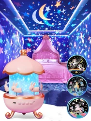 Star Projector for Kids 12 Films Star Lights for Ceiling Projector Baby Night Lamp with Bluetooth Speaker Exquisite Gifts