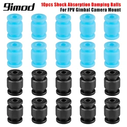 10pcs PTZ Camera Gimbals AV Ball Damping Silicone Shock Absorber Ball RC Anti Vibration Shock Absorption for FPV Camera Mount