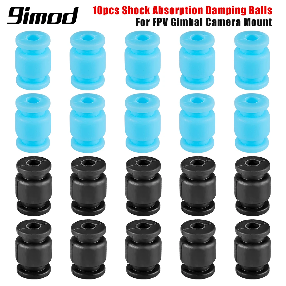 10pcs PTZ Camera Gimbals AV Ball Damping Silicone Shock Absorber Ball RC Anti Vibration Shock Absorption for FPV Camera Mount