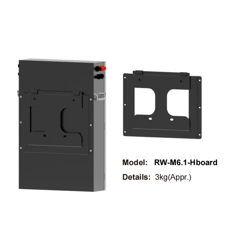 Deye RW-M6.1 Wall Mounted LiFePO4 Battery 51.2V 120Ah 6.14kwh Solar PV System Energy Storage Battery