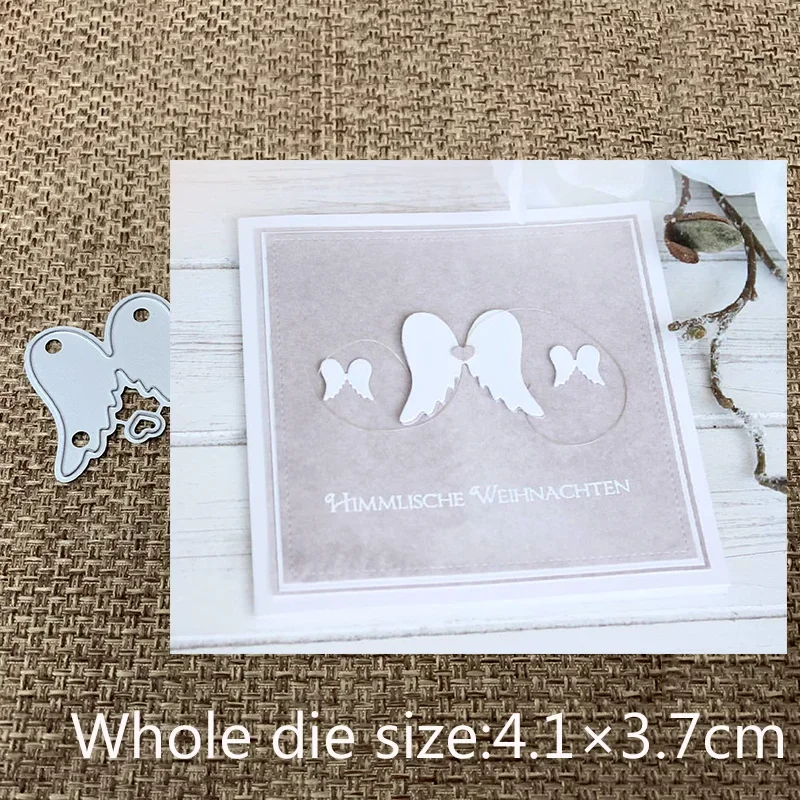 XLDesign Craft Metal Cutting Dies cut die Angel heart wings decoration crapbooking Album Paper Card Craft Embossing Die Cuts