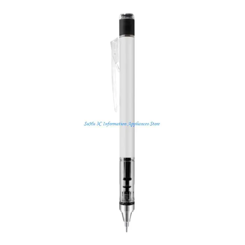 

0.5mm Clear Mechanical Pencil With Eraser Automatic Pencils Drawing Pencils School Supplies For Students Designers