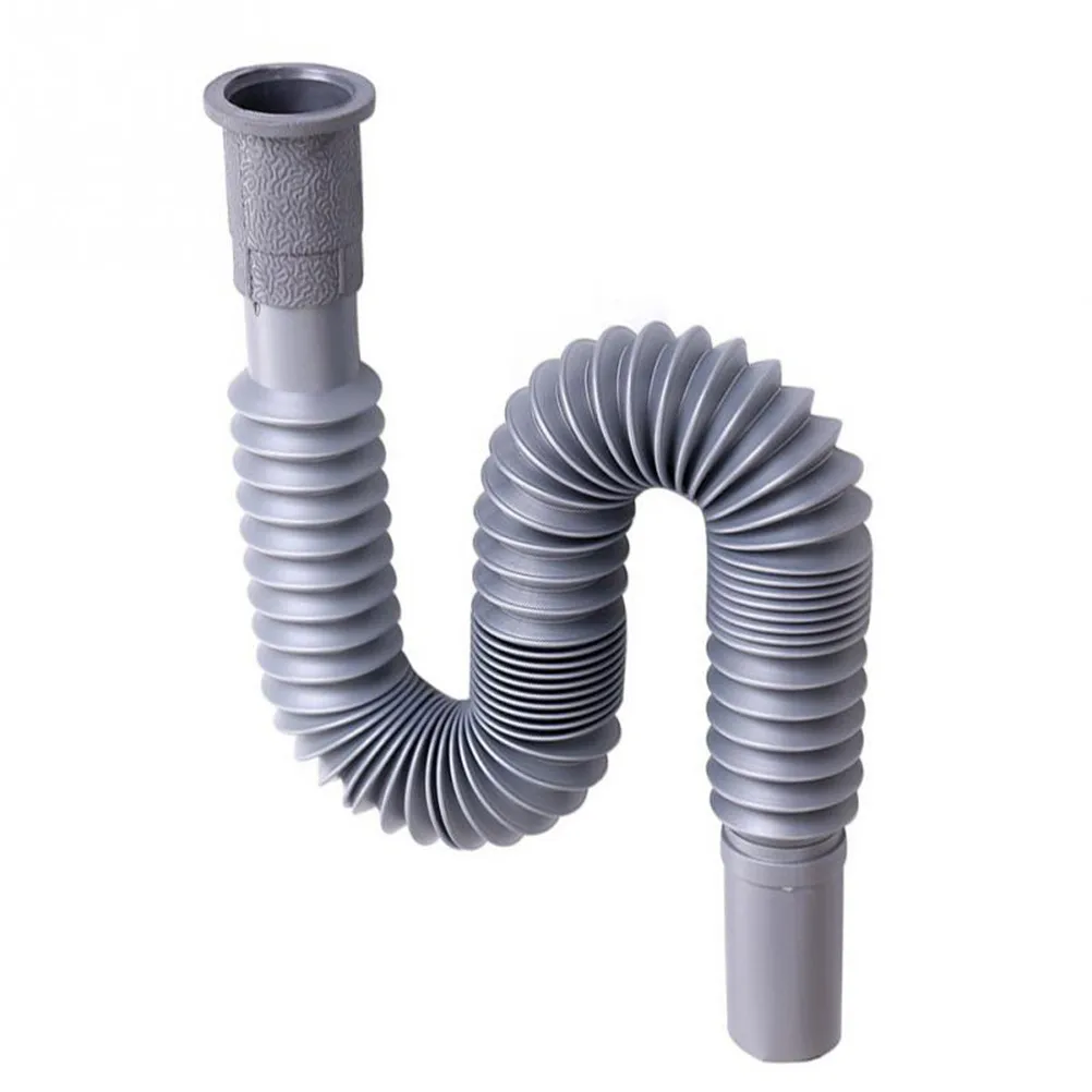 1Pc Plastic Cess-Pipe Drain Wash Basin Washing Machine Drain Plumbing Hose Kitchen Sink Hose Plomberie Flexible Drain Hose