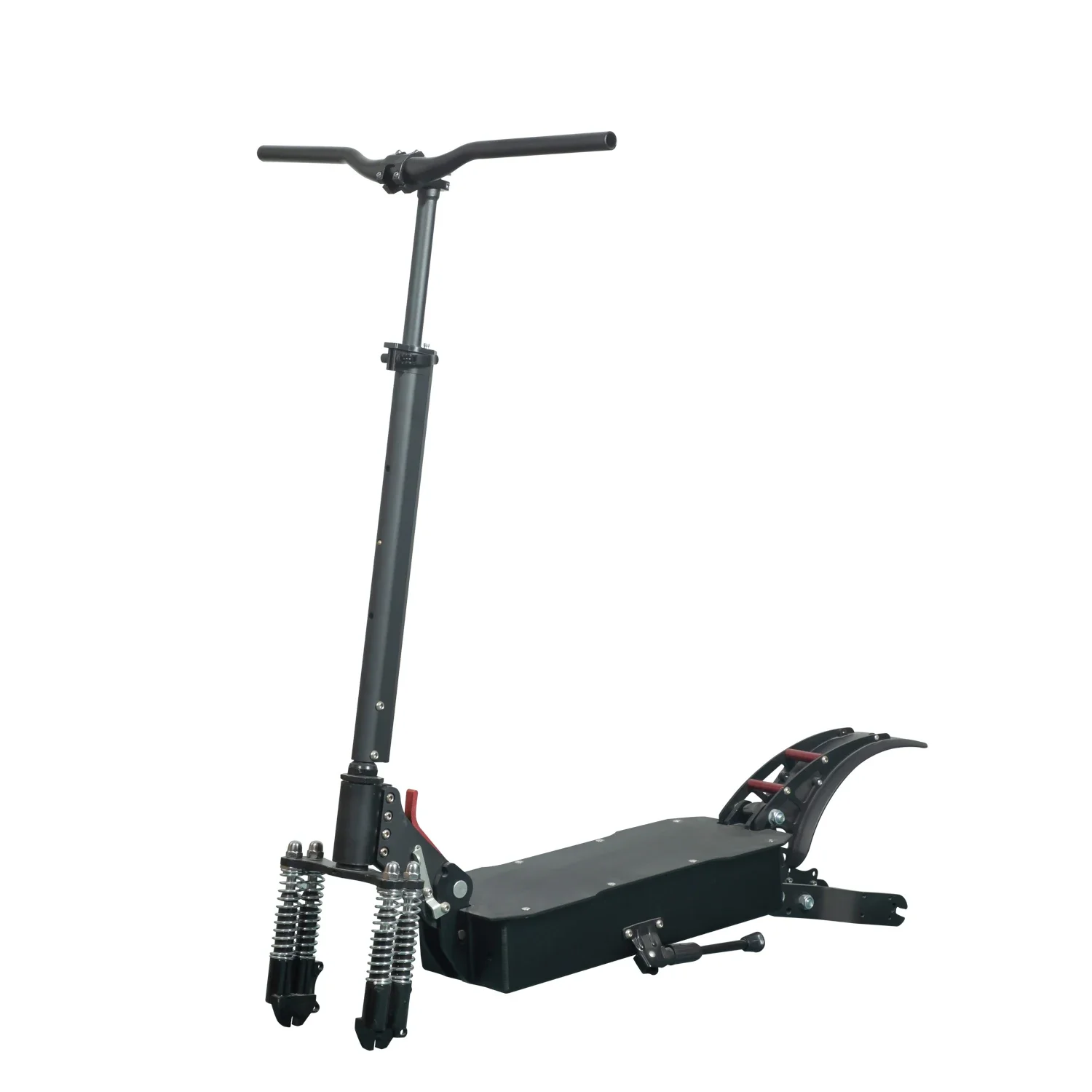 

2025 T4 Electric Scooter Chassis Body Frame 135MM Open Size 10inch Tire 48V 52V 60V Singe Dual Motor Electric Scooter Frame Part