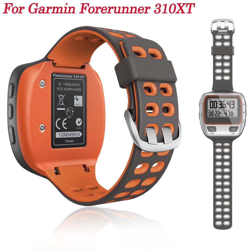 

Силиконовый ремешок для наручных часов Garmin Forerunner 310XT, альтернативный спортивный умный Браслет Forerunner 310 XT