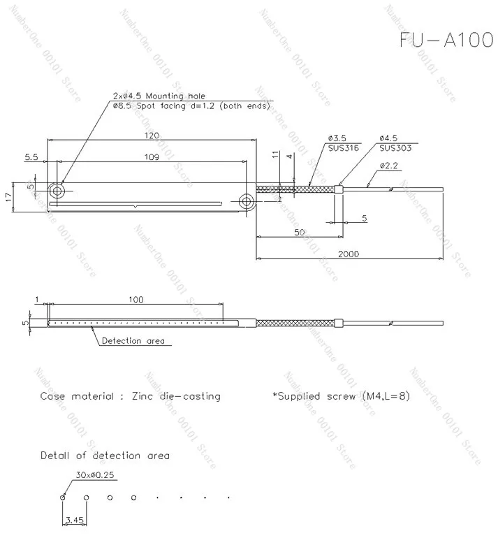 Manual-Calibration Fibreoptic Sensor    Transmissive Fibre Unit    New original