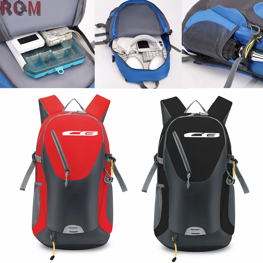 For Honda CB 1000R CB1000RR CB650R CB 650R 300F CB500F CB500X Riding Helmet waterproof Backpack moto bag Motorcycle accesssories