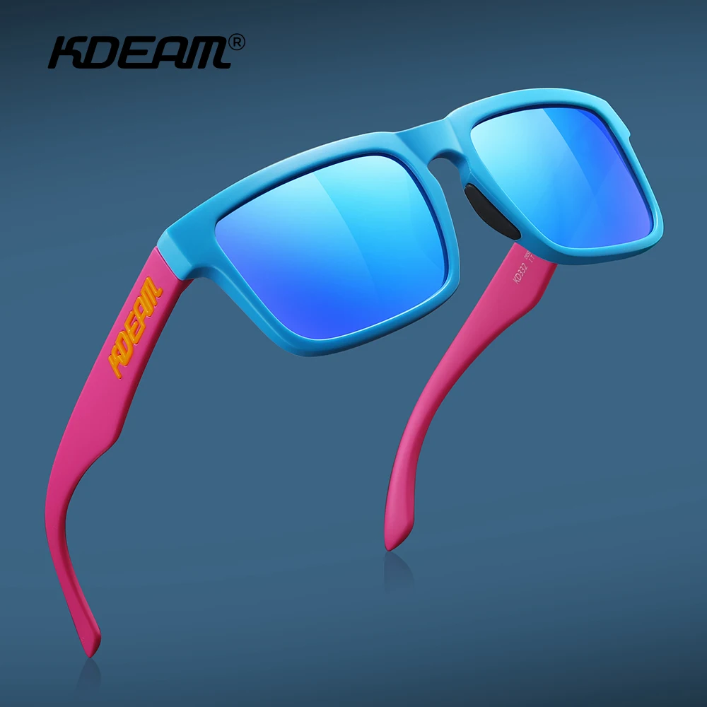 KDEAM's Unrestrained Imagination Polarized Sunglasses For Men And Women Brand New Fresh Colors For KD332 With Zipper Case
