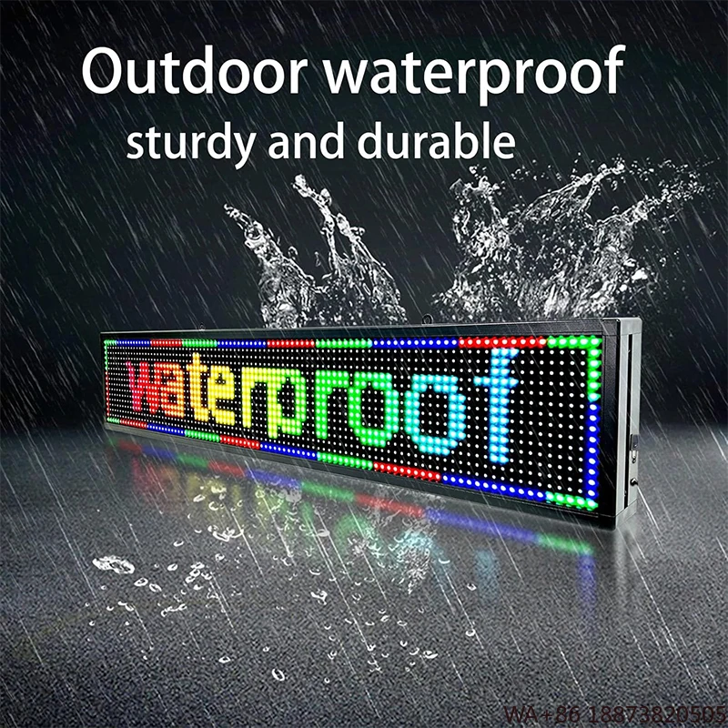 Indoor and Outdoor Led Display Customized Indoor and Outdoor Light-emitting Screen Luminous Scroll Screen