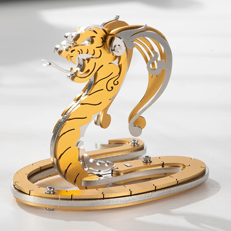 

MOKR Snake 3D Metal Jigsaw Puzzle children's toy Christmas Birthday Gift Education and training DIY handcrafted assembly model