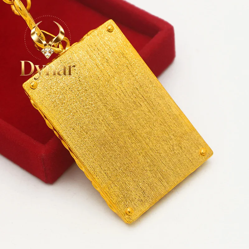 

Dynar Jewelry 9999 men's pendant jewelry tiger tag 24K real gold domineering men's pendant mountain tiger tag animal year