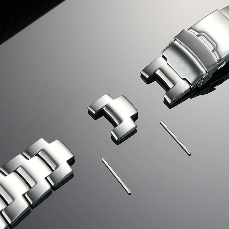 23 ミリメートル 24 ミリメートル固体鋼時計バンドカシオ PROTREK シリーズ PRG-650Y/PRW-6600Y/PRW60/30 メンズステンレス鋼時計ストラップブレスレット