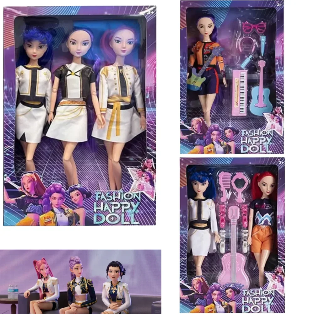 جودة عالية 2026 لطيف أنيمي KPopDemon الصيادين دمية لعبة من الفينيل رومي ميرا زوي شخصية قناع الفينيل مروحة هدية عيد ميلاد #4