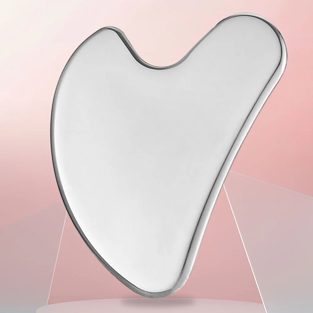 Stainless Steel Scraping Board for Face Special Heart-shaped Massager Facial Guasha Tool