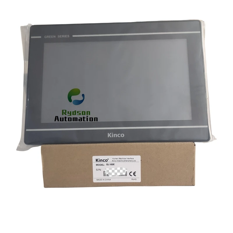 Kinco Automation Series Freescale Industrial CPU Touch Screen, HMI, GL100E, GL100, Velocidade do relógio, 800MHz, 10.1\