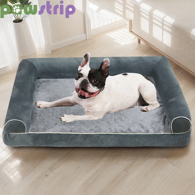 

Dog Bed Soft Cozy Pet Sleeping Mat for Small Medium Dogs Cats Winter Warm Thicken Cat Sofa Non-slip Dog Kennel Pet Supplies