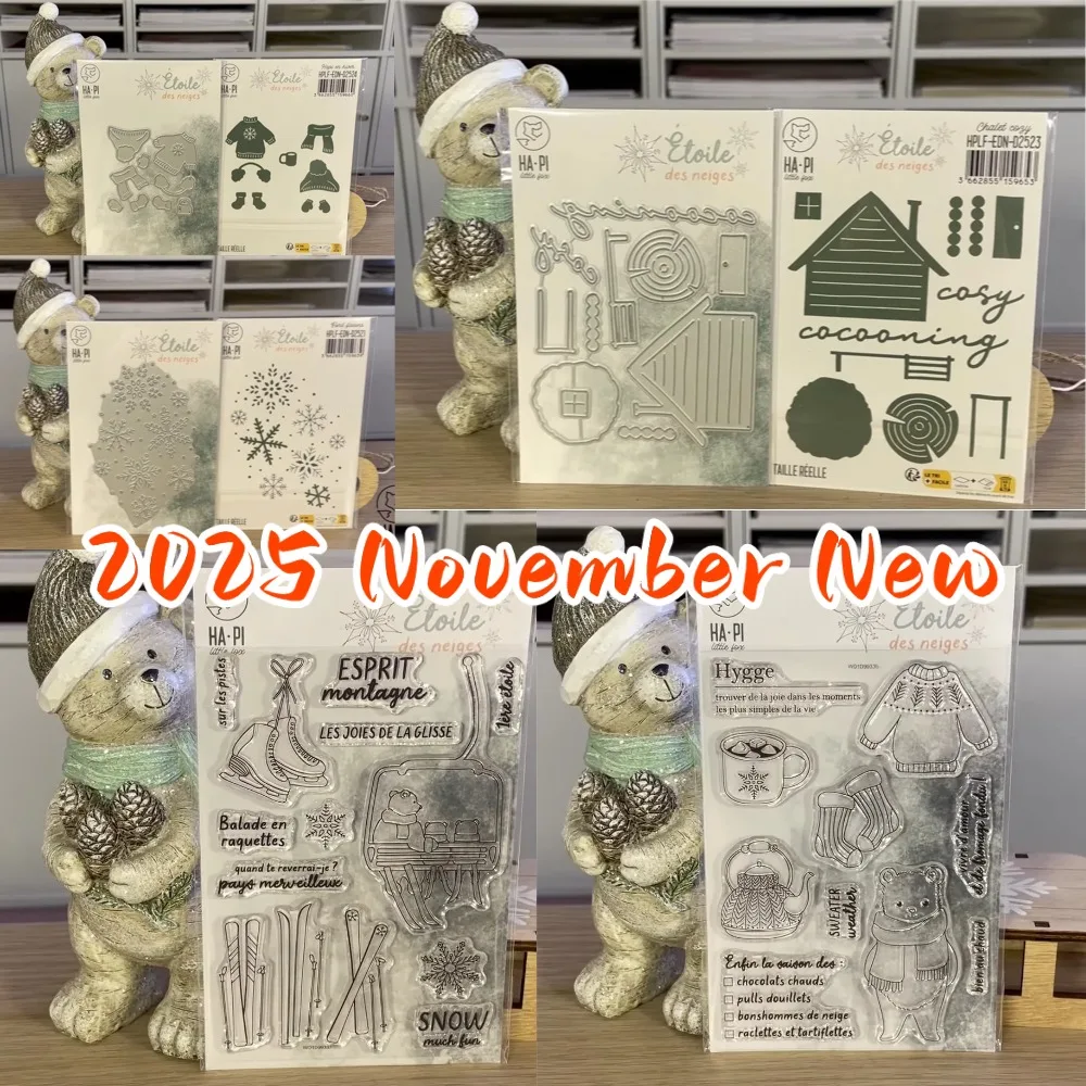 

Metal Cutting Dies New Arrival 2025 DIY Molds Scrapbooking Paper Making Die Cuts Crafts Template Handmade Decoration Snowflake