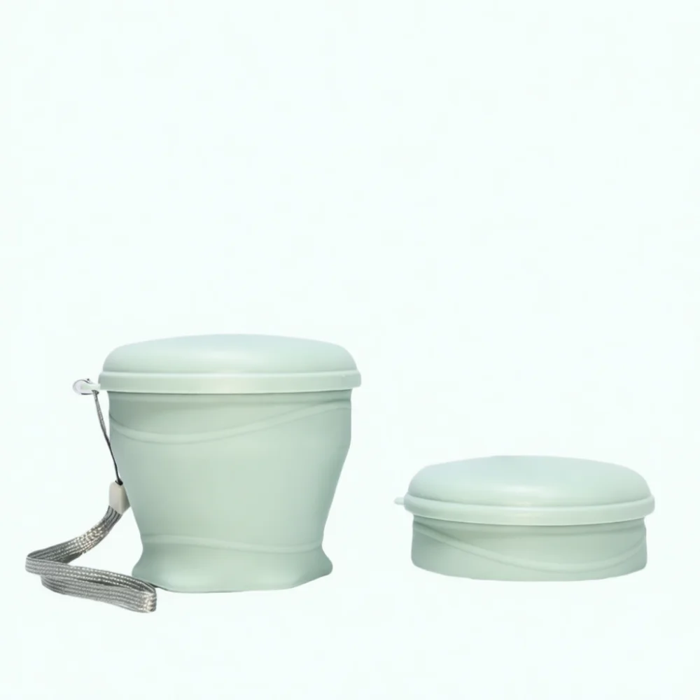 Macaron Folding Silicone Water Cup Portable Outdoor Travel Retractable Mug Food Grade Heat Resistant Lightweight Drinkware