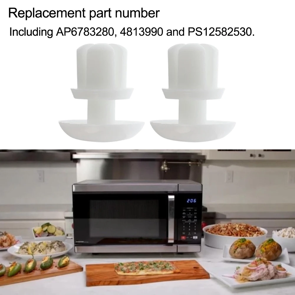 

Kitchen Microwave Lock Button Replacement WB03X27704 WB02X10997 For AP678328048 PS12582530 Kitchen Oven Repair Accessories
