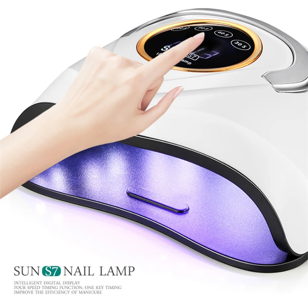 Halaiman-lâmpada led uv para secagem de unhas, alta qualidade, com timing inteligente, para gel polonês, máquina de fototerapia, manicure