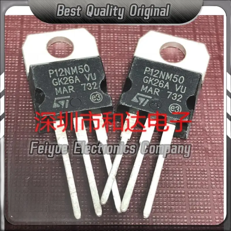 5PCS-20PCS  P12NM50 STP12NM50  TO-220 500V 12A   Best Quality Imported Original