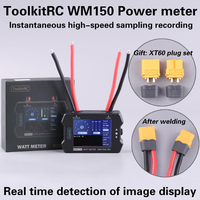 ToolkitRC WM150 150A 50V Watt Meter Power Analyzer LCD Display Power Voltage Current Tester PWM Output for RC FPV Drone