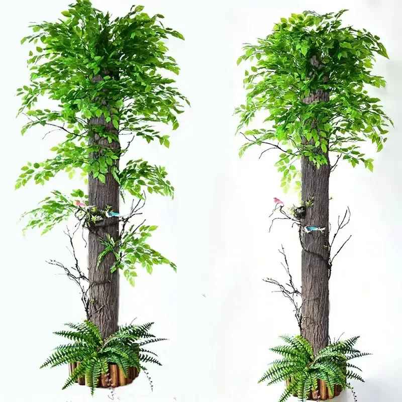 Artificial Bark Soft Rubber Bark Indoor Water Pipe Winding Decorative Materials Home Garden DIY Fake Plant Bark Decoration