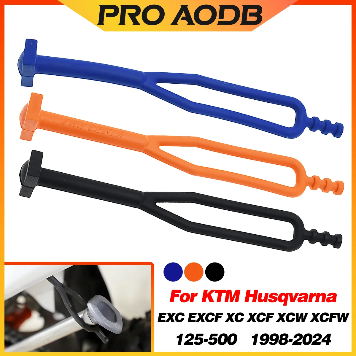 Motocross Kickstand Side Stand Rubber Strap For KTM EXC EXC-F XC XC-F XCW XCF-W TPI Six Days 125 150 200 250 300 350 400 450 500