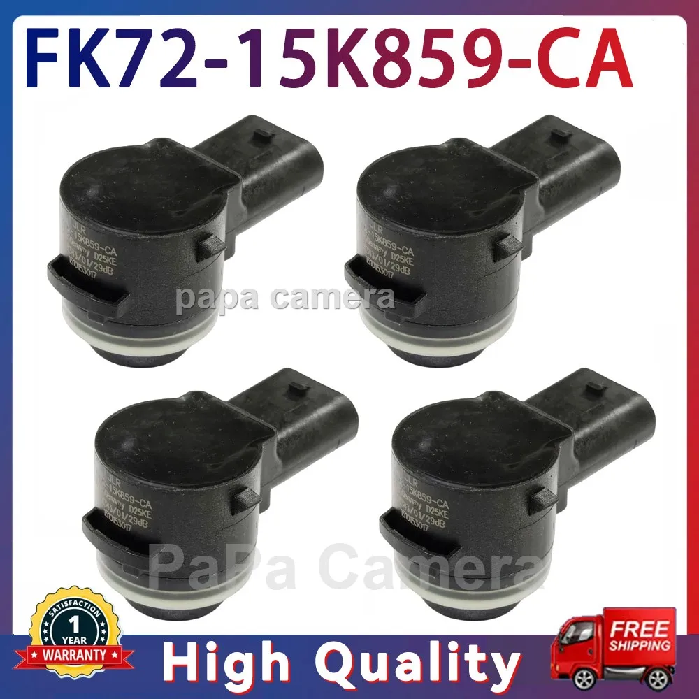 4PCS High Quality PDC radar FK72-15K859-CA FK7215K859CA Car Parking Sensor For JLR Volvo Ford Jaguar Land Rover