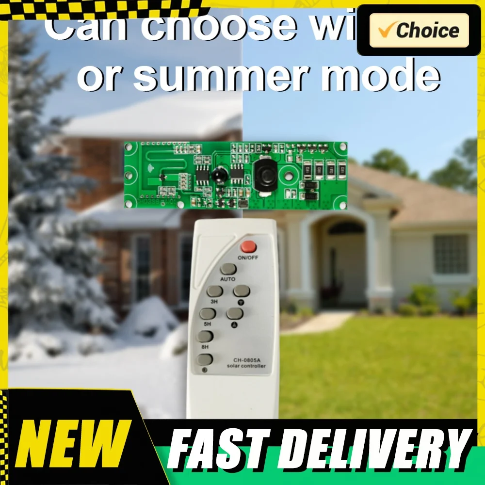 LED Driver Board with Remote Control Solar Generator Charge Controller Multi-function Practical Creative Human Body Induction