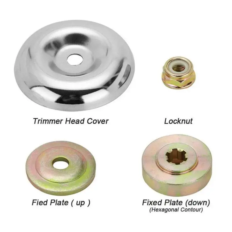 1 set Lawn Mower Grass Trimmer Head Adapter Nut Fixing Kit Lawnmower Blade for Garden Tools Parts